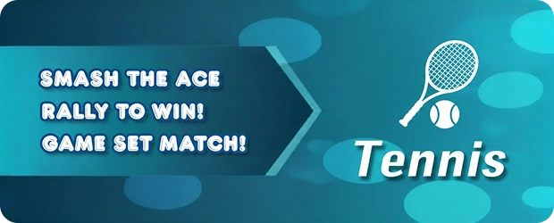 Tennis — Smash the ace, rally to win